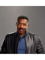 Quantum Leap S02 Herbert Williams Black Leather Jacket - Image 2