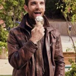 Agents of Shield Season 5 Jeff Ward Brown Leather Jacket