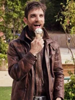 Agents of Shield Season 5 Jeff Ward Brown Leather Jacket