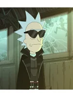 Rick And Morty S07 Rick Black Coat - Image 3