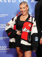 Molly Marsh Gran Turismo (2023) Red White and Black Jacket