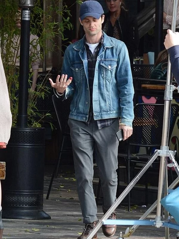 2you-penn-badgley-denim-jacket You Penn Badgley Denim Jacket - Image 1