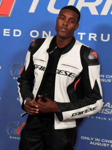 Stefan Pierre-Tomlin Gran Turismo Black and White Jacket - Image 2