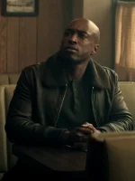 John Henry Irons Superman and Lois Shearling Leather Jacket