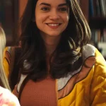 Lauren LaVera Terrifier 3 2024 Yellow Quilted Jacket