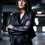 Megan Boone The Blacklist Black Leather Jacket