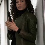 Tawny Cypress The Blacklist Redemption Leather Jacket