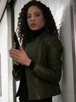 Tawny Cypress The Blacklist Redemption Leather Jacket