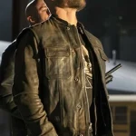 Evan Jones Den of Thieves Leather Jacket