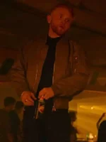 Young Wallander Soren Green Bomber Jacket - Image 2