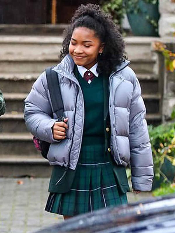 37the-equalizer-delilah-grey-grey-puffer-jacket The Equalizer Delilah Grey Grey Puffer Jacket - Image 1