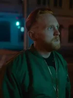 Young Wallander Soren Green Bomber Jacket