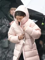 Fool Me Once Maya Stern Pink Puffer Coat - Image 3