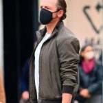 Mission Impossible 7 Simon Pegg Grey Bomber Jacket