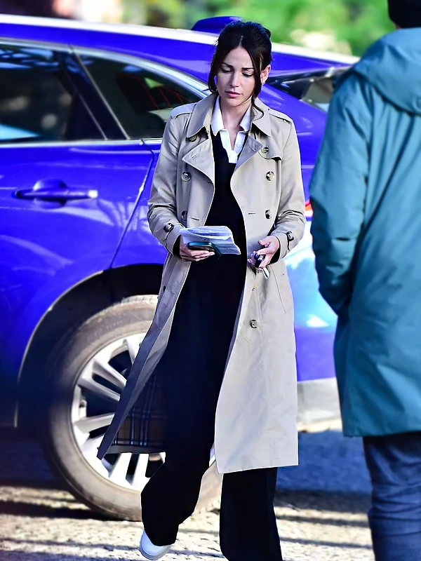 40fool-me-once-michelle-keegan-beige-trench-coat Fool Me Once Michelle Keegan Beige Trench Coat - Image 1