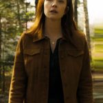 Maggie Sullivan Sullivan’s Crossing Brown Suede Leather Jacket