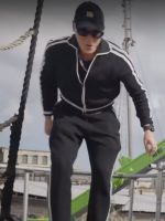 Sanji One Piece S02 Black and White Track Jacket