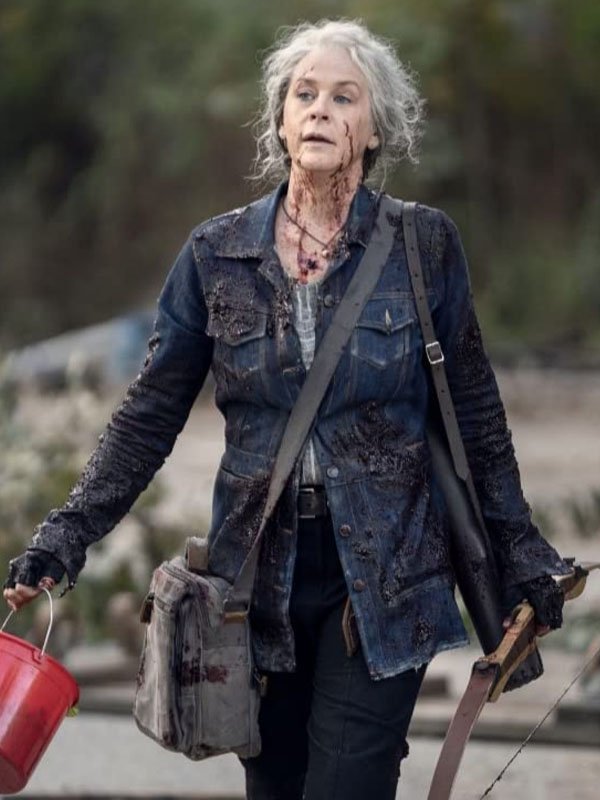 4the-walking-dead-s10-carol-pelletier-blue-denim-jacket The Walking Dead S10 Carol Pelestier Blue Denim Jacket - Image 1