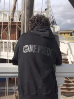 Monkey D. Luffy One Piece S02 Black Hoodie - Image 2