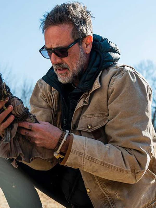 55The formatted title would be jeffrey-dean-morgan-the-unholy-cotton-jacket. Jeffrey Dean Morgan The Unholy Cotton Jacket - Image 1
