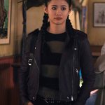Nancy Drew George Fan Black Leather Jacket