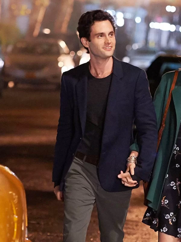 5you-joe-goldberg-blue-blazer You Joe Goldberg Blue Blazer - Image 1