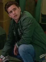 Robby Keene Cobra Kai Green Bomber Jacket - Image 2