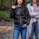 Nancy Drew George Fan Black Bomber Jacket