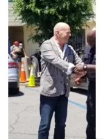 Assassin 2023 Bruce Willis Grey Jacket - Image 2