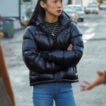 Nancy Drew George Fan Black Puffer Jacket