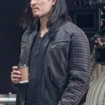 Falcon and The Winter Soldier Desmond Chiam Quilted Black Leather Jacket