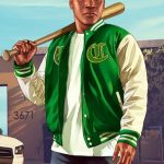 Franklin Clinton Grand Theft Auto V Green Jacket