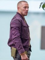 Georges St-Pierre The Falcon and the Winter Soldier Batroc Purple Jacket - Image 3