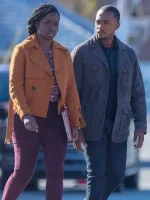 Adepero Oduye The Falcon and The Winter Soldier Orange Jacket - Image 2