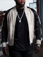 Power Tv Series 50 Cent Bomber Jacket Black And White - Image 2