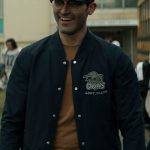 Clark Kent Superman and Lois Tyler Hoechlin Black Bomber Jacket
