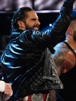 Wwe Seth Rollins Black Leather Jacket - Image 2