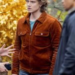 Ace Nancy Drew Alex Saxon Brown Jacket