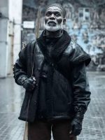 The Walking Dead Daryl Dixon Fallou Boukar Black Shearling Vest