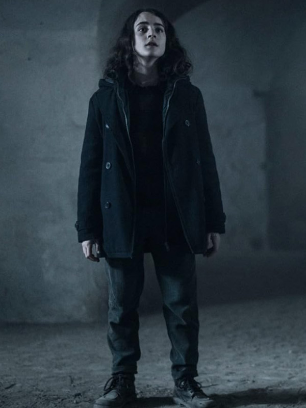 86the-walking-dead-daryl-dixon-s01-laurent-black-peacoat. The Walking Dead Daryl Dixon S01 Laurent Black Peacoat - Image 1