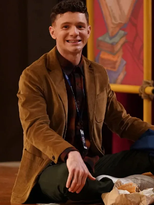 8abbott-elementary-s02-jacob-hill-brown-blazer Abbott Elementary S02 Jacob Hill Brown Blazer - Image 1