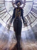 Emily Kaldwin Dishonored 2 Blue Costume Coat