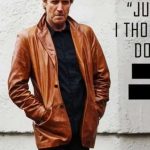 Berlin Station Rhys Ifans Brown Leather Blazer