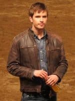Graham Wardle Heartland Ty Borden Brown Leather Jacket