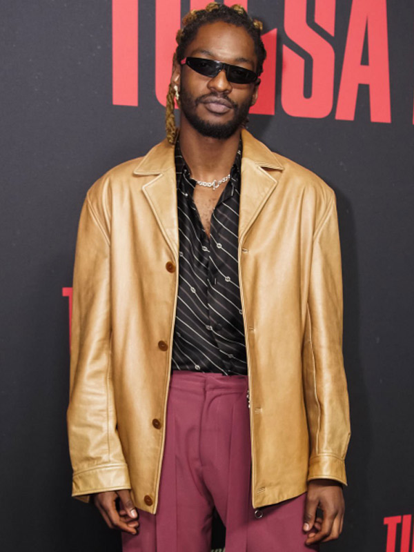98.tyson-tulsa-king-tv-series-leather-blazer- Tyson Tulsa King Tv Series Leather Blazer - Image 1