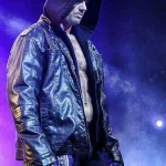 Wwe Superstar Aj Style Hooded Leather Jacket