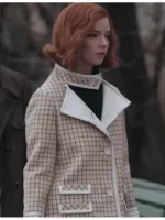 The Queen’s Gambit Beth Harmon Checkered Coat - Image 2