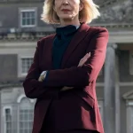 Grace Penn The Diplomat S02 Maroon Blazer