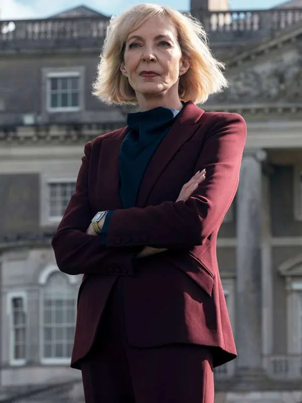 146grace-penn-the-diplomat-s02-maroon-blazer Grace Penn The Diplomat S02 Maroon Blazer - Image 1