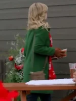 Andrea Brooks Snowy with a Chance of Christmas Green Coat - Image 4